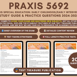 Praxis Spezialpädagogik 5692 Studienführer 2024-25: Meisterprüfung Frühe Kindheit/Frühe Hilfe | Detaillierte Inhaltsprüfung & Übungstests