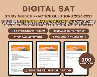 Digital SAT Study Guide 2026-2027 – Practice Tests (PDF)