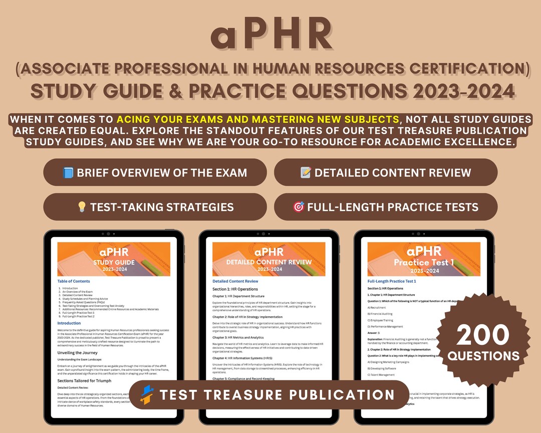 Aphr Study Guide 20232024 Indepth Review, Practice Tests & Exam Tips