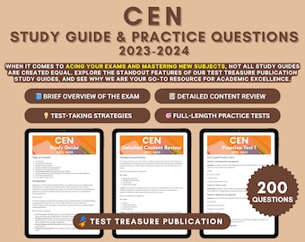 CEN Study Guide 2023-24: Practice Questions, Detailed Answers, Tips & Strategies for Emergency Nursing Certification - CEN Exam Preparation