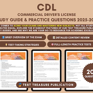 CDL Studienführer 2025-2026: Gewerblicher Führerschein Prüfungsvorbereit