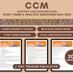 Guida allo studio per la certificazione CCM 2024-2025: supera l'esame CCM con sicurezza / Revisione approfondita e test pratici, certificazione Case Management