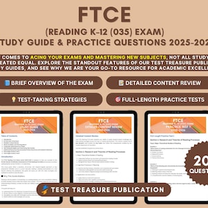 FTCE Reading K-12 Studienführer 2025–2026: Florida Lehrerzertifizierungsvorbereitun