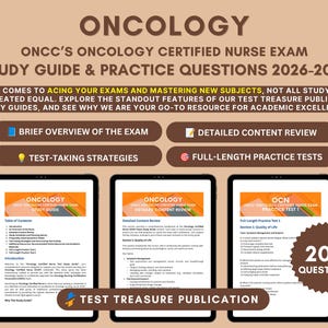 ONCC Oncology Nurse Exam Study Guide 2026-2027: ONCC Prep, Practice Tests (Digital Download)
