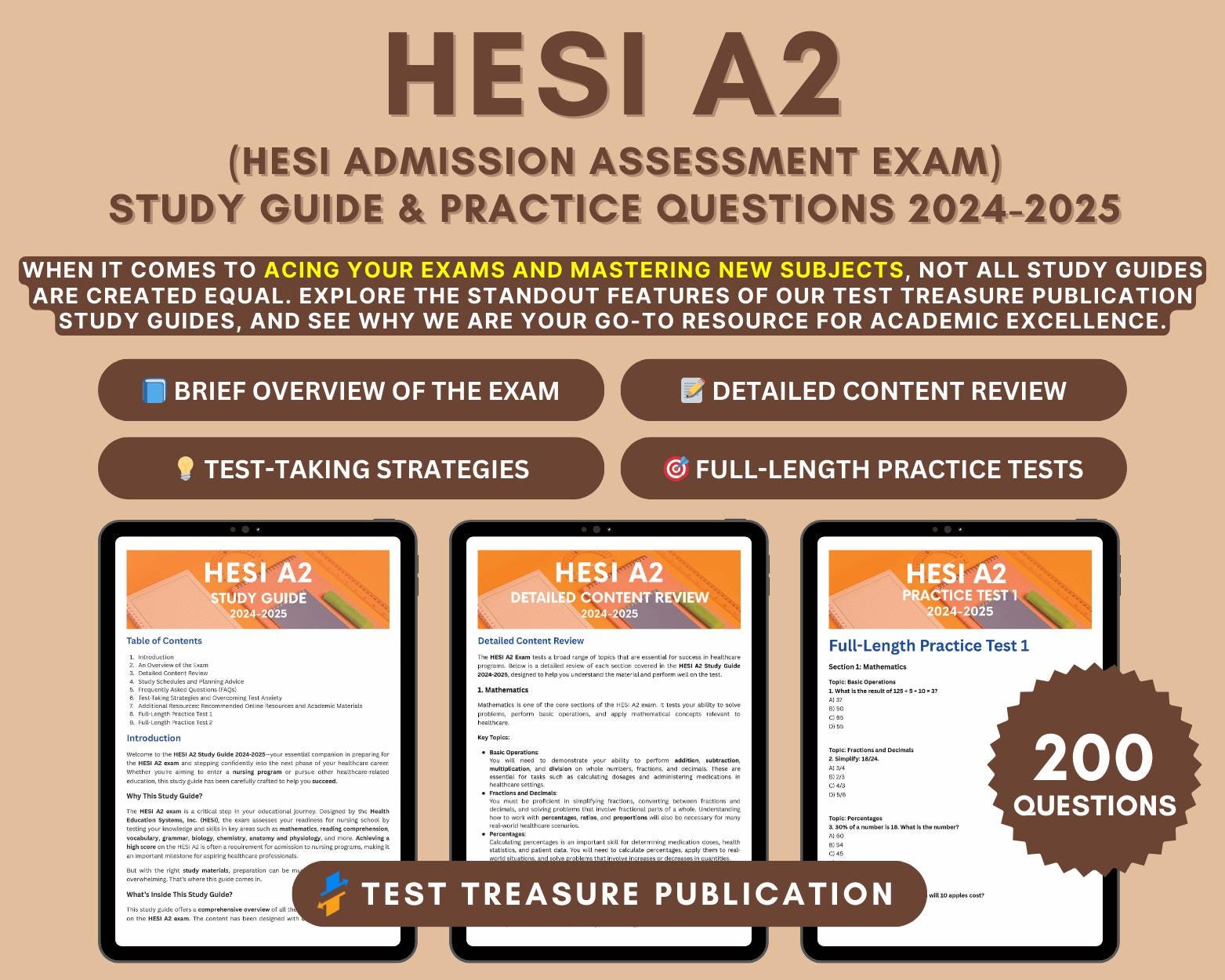 hesi-study-guide-etsy for Free Printable Hesi A2 Study Guide Hesi Study Guide - Etsy for Free Printable Hesi A2 Study Guide