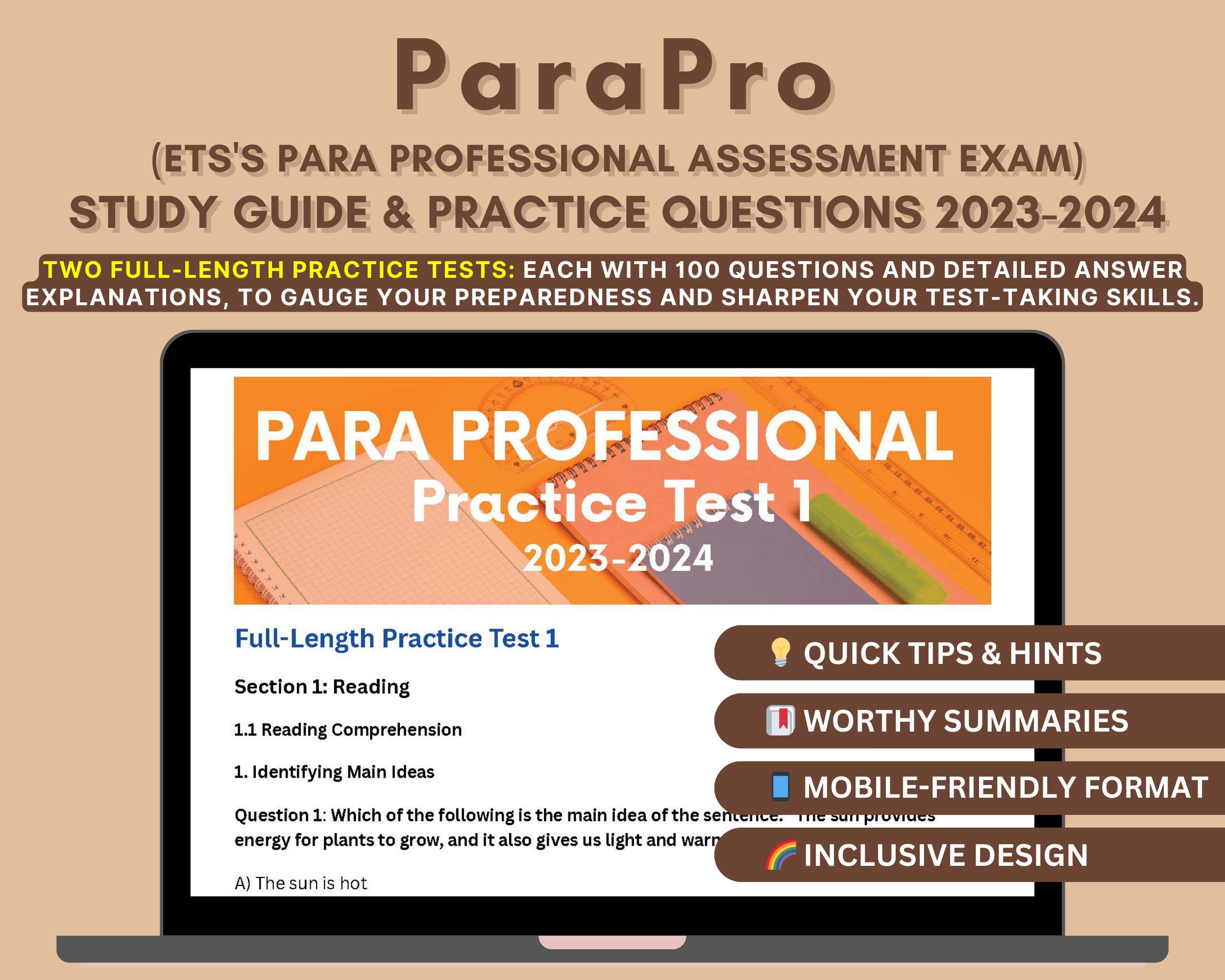 Para Professional Study Guide 202324 Master the Parapro Assessment Para Professional Study Guide 202324 Master the Parapro Assessment