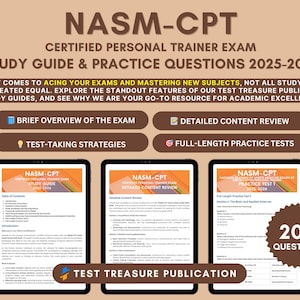 NASM-CPT Exam Study Guide 2025-2026: Personal Trainer Certification Prep