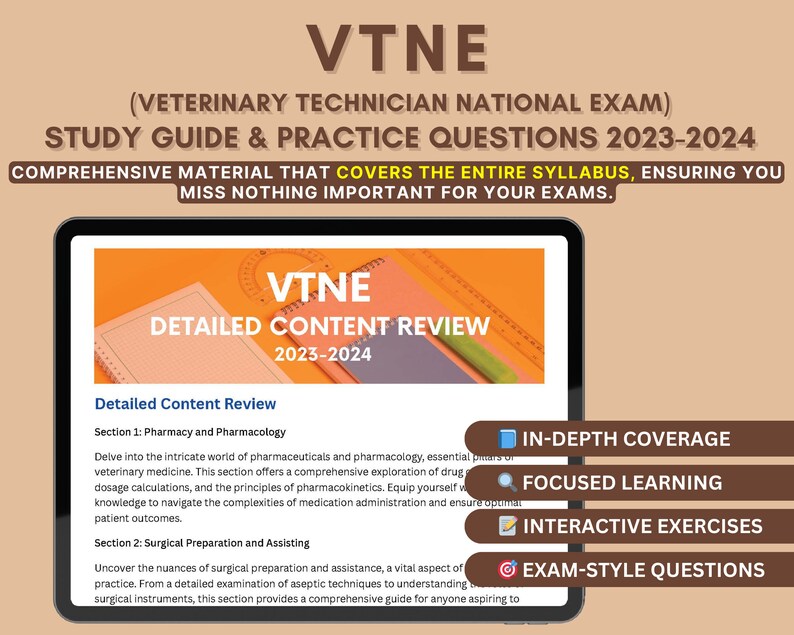 VTNE Study Guide 202324 Indepth Review, Practice Tests & Exam