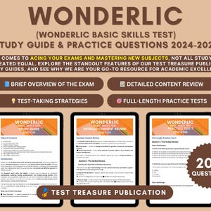 Wonderlic Basic Skills Test Study Guide 2024-2025 | Detailed Review of Verbal & Math Section, Exam Strategies and Full-Length Practice Tests