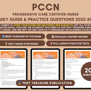 Guida allo studio per l'esame PCCN 2025-2026: Certificazione infermieristica per cure progressive (download digitale)