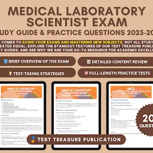 MLS Exam Study Guide 2025-2026: ASCP Medical Laboratory Science Prep (PDF Download)