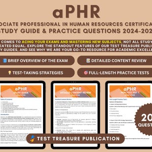 aPHR Studienführer 2024-2025: Vertiefung, Übungstests & Prüfungstipps für Personaler | Personalarbeit Lernhilfe, Personalzertifizierung