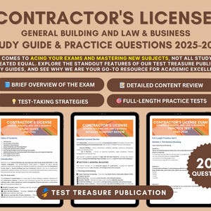 Guide d'étude de l'examen de la licence d'entrepreneur : bâtiment général et loi 2025-2026