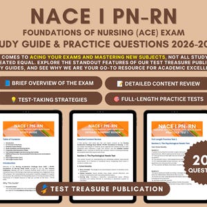 NACE I PN-RN Study Guide 2026-2027: Nursing Exam Prep
