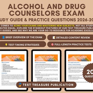 Leitfaden für die Prüfung zum Alkohol- und Drogenberater 2026–2027: Umfassende Inhaltsübersicht, Prüfungstipps und Übungstests zum Bestehen der IC&RC-Zertifizierungsprüfung