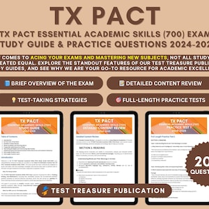TX PAKT Grundlegende Akademische Fähigkeiten (700) Studienführer 2024-2025: Detaillierte Inhaltsprüfung und Übungstests für die Lehrerzertifizierung in Texas