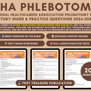 NHA Phlebotomy Exam Prep 2024-2025: dogłębny przegląd treści, testy praktyczne i strategie egzaminacyjne dla egzaminu NHA Certified Phlebotomy Technician