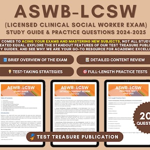 LCSW Klinische Prüfung Studienführer 2024-2025: Vertiefte Prüfung, Praxis-Tests & Techniken für lizenzierte Klinische Sozialarbeiter - ASWB LCSW Prüfung