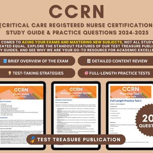 Erwachsenen CCRN Studienführer 2024-25: Critical Care Nursing Praxis Fragen, detaillierte Antworten, Tipps & Techniken - ICU Nursezertifizierungsprüfung