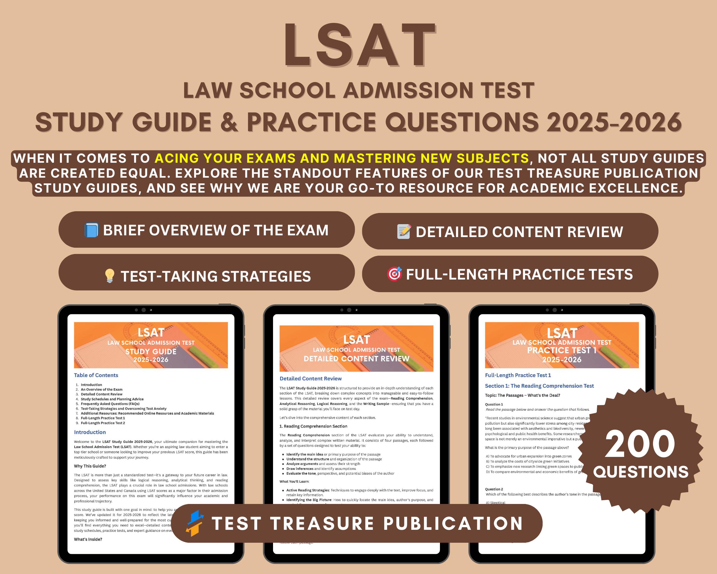 LSAT Prep Book 2025-2026: Law School Admission Test Study Guide - Etsy