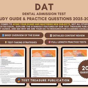 Guía de estudio para el examen de admisión a odontología (DAT 2025-2026)