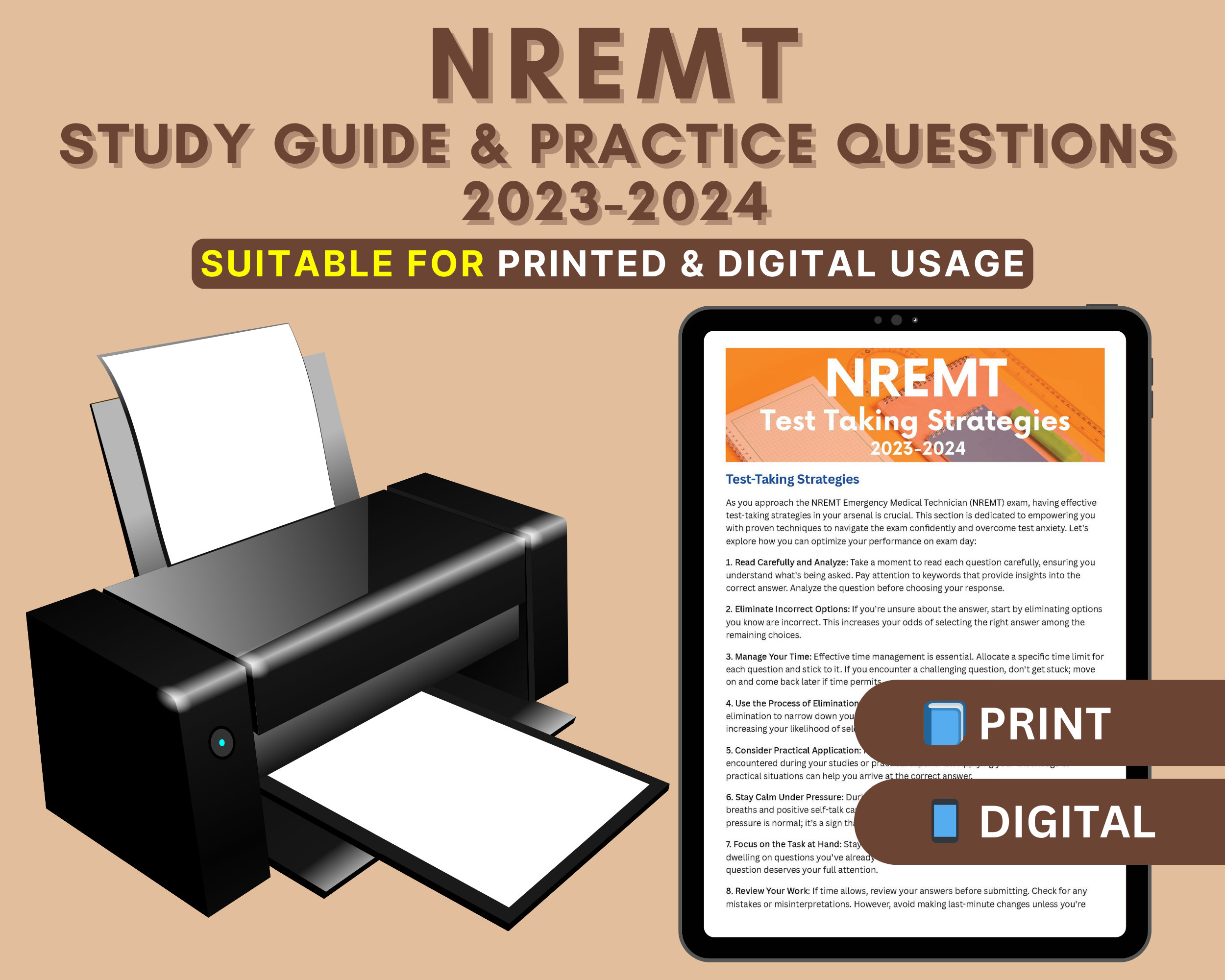 NREMT Study Guide 20232024 EMT Certification Prep, Medical