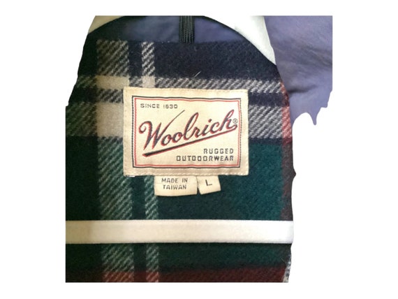 Woolrich Cotton Vest Wool Nylon Tartan Plaid Lini… - image 8