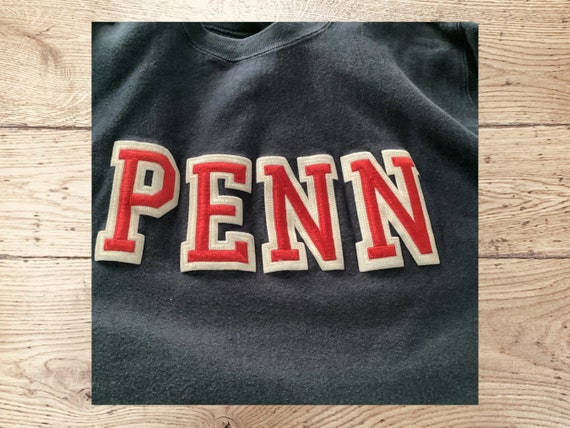 Champion 90s University Of Penn Reverse Weave Nav… - image 4