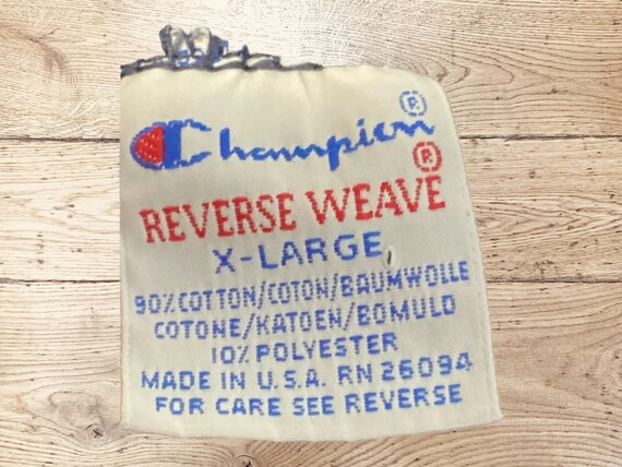 Champion 90s University Of Penn Reverse Weave Nav… - image 5