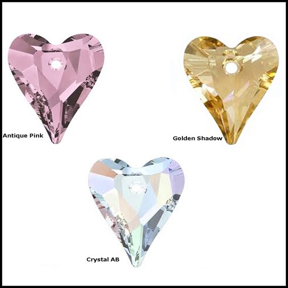 Swarovski 6240 Wild Heart 17mm & 27mm Pendants - Etsy