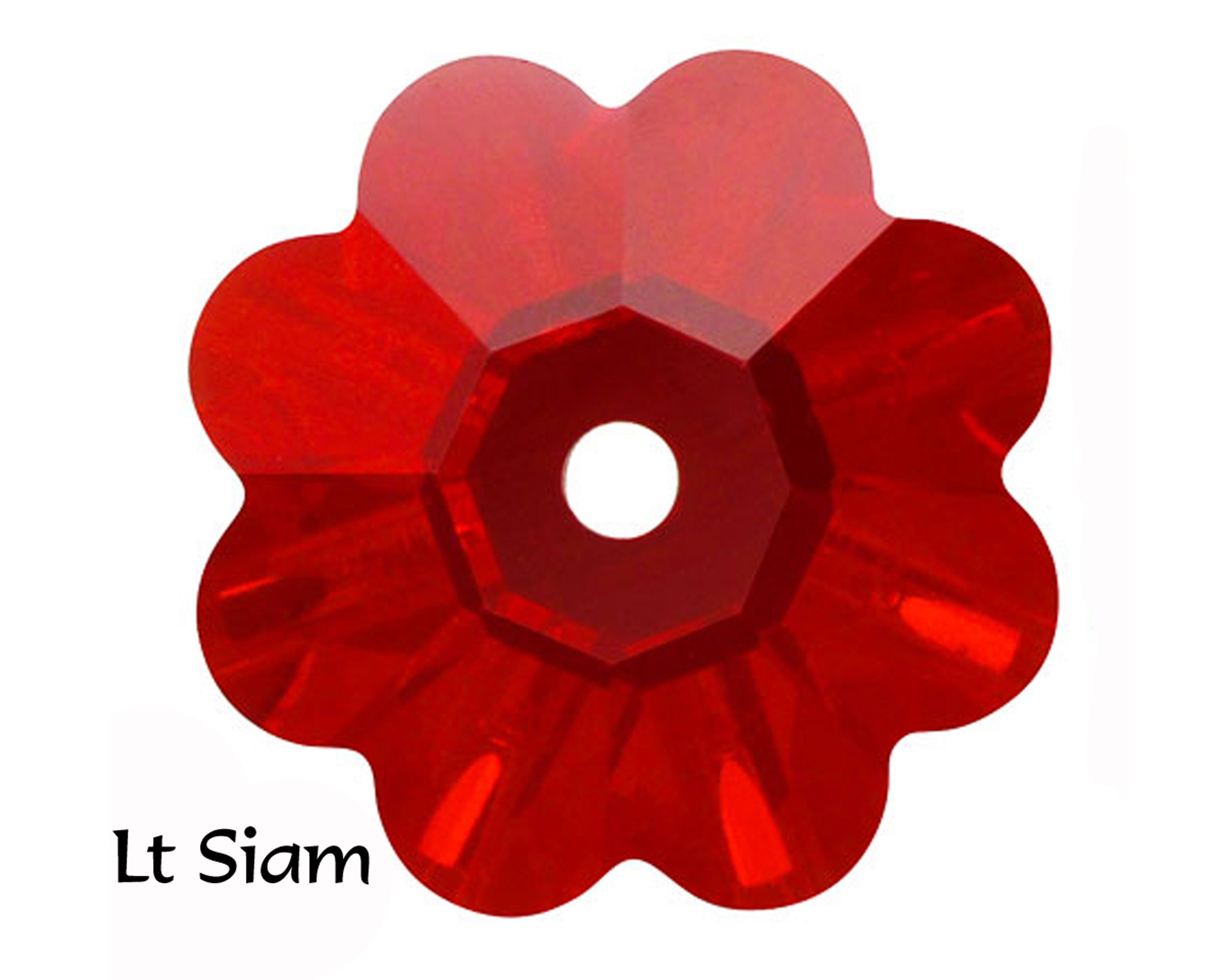 Swarovski 3700 Margarita Flower Beads 12mm Pack of 6 14mm Etsy Australia