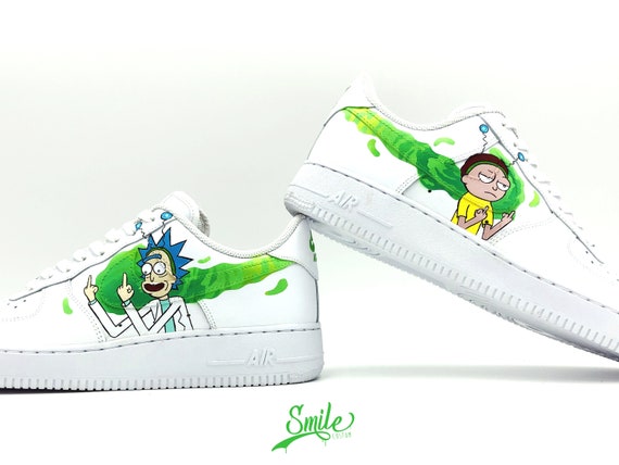air force 1 rick and morty custom