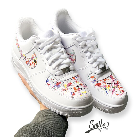 Nike Air Force 1 Custom Splash | Etsy Nederland