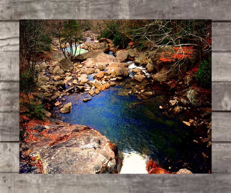 Affordable Pricing Amazing Quality Free Shipping! Beautiful Little Pond From Above in Fall ADVPhotographyCo