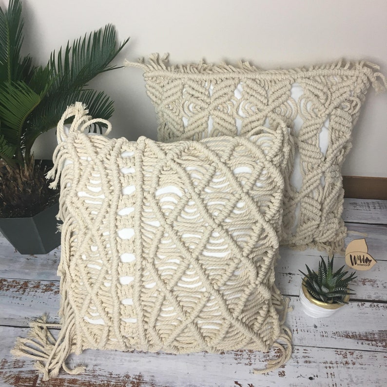 PDF Macrame Pillow Pattern INSTANT DOWNLOAD Etsy