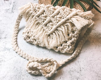 PDF macrame shoulder bag for beginners