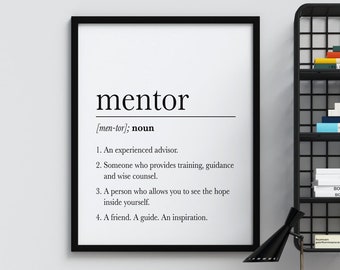 Mentor Gift, Teacher Gift, Retirement Gift, Thank You Mentor, Gift for Boss, Digital Download Gift