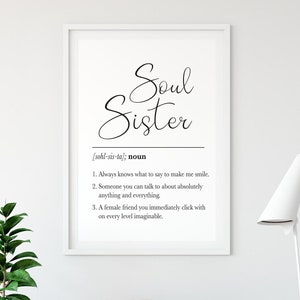 Soul Sister Gift, Bestie Gift, Best Friend Gifts, Best Friend Birthday Gift, Soulsister Gift, Female Friend Gift, Bonus Sister Gifts