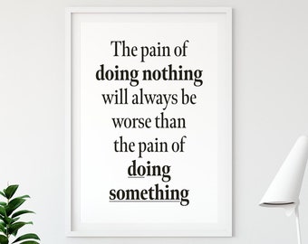 Teamwork Quote Poster: Inspirational Office Wall Art (Digital Download)