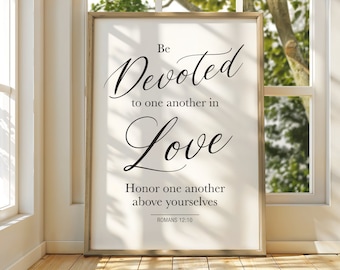 Be Devoted To One Another {Poster} Be Devoted To One Another {Poster}