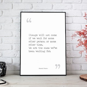 Barack Obama, Obama Poster, Inspirational Quotes Prints, Motivational Poster *INSTANT DOWNLOAD*