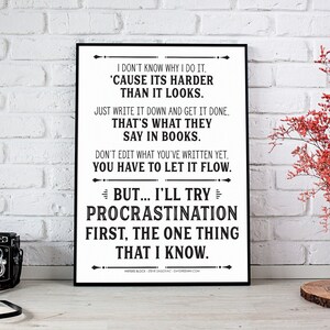 Writer Gifts, Author Gift, Student Gifts, Journalist Gift, Classroom Poster, DIGITAL DOWNLOAD