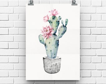 Succulent Print, Cactus Print, Desert Poster, Botanical Wall Art, Wall Decor