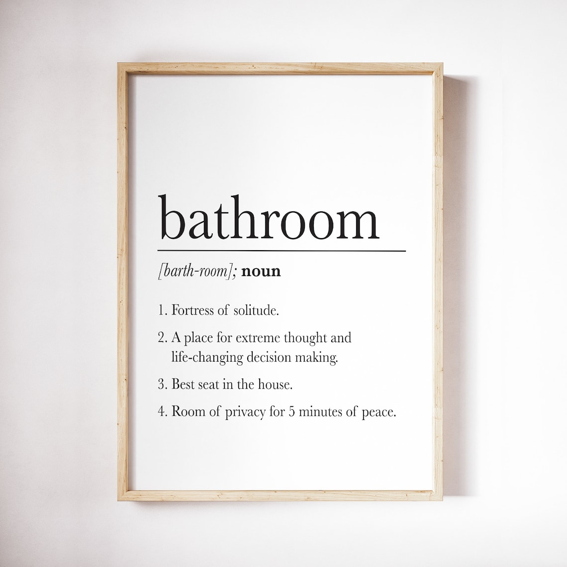 Funny Bathroom Signs Funny Bathroom Art Bathroom Wall Decor - Etsy