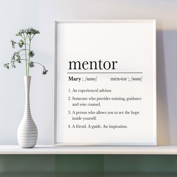 Personalized Mentor Gift Teacher Gift Retirement Gift Thank Etsy UK