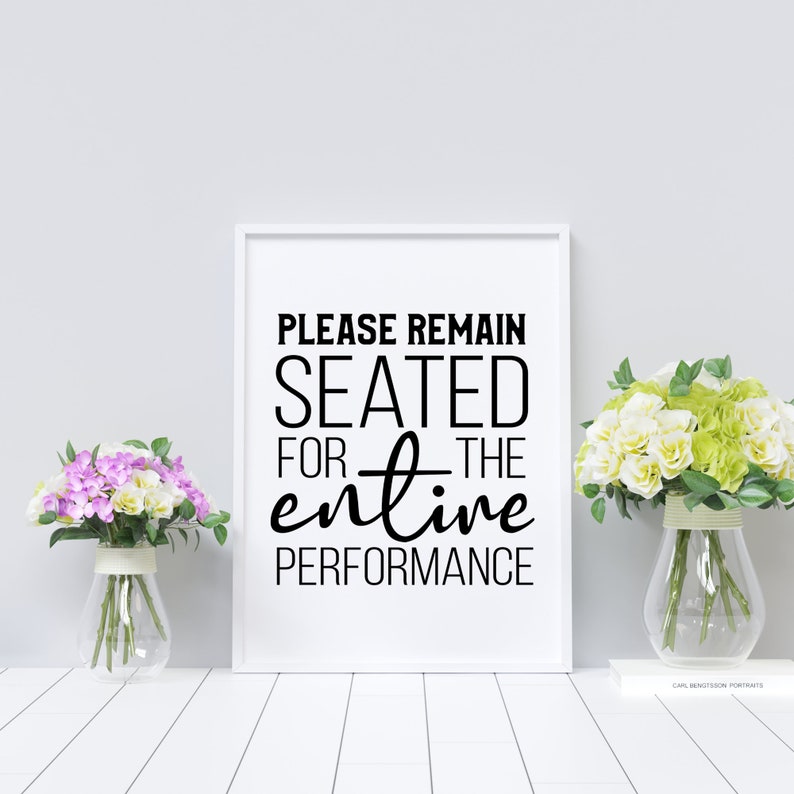 Please Remain Seated, Toilet Decor, Bathroom Decor, Bathroom Wall Art, Printable Wall Art