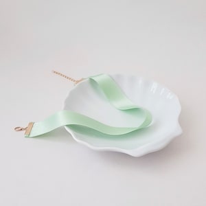 Mint Green Silky Choker Necklace