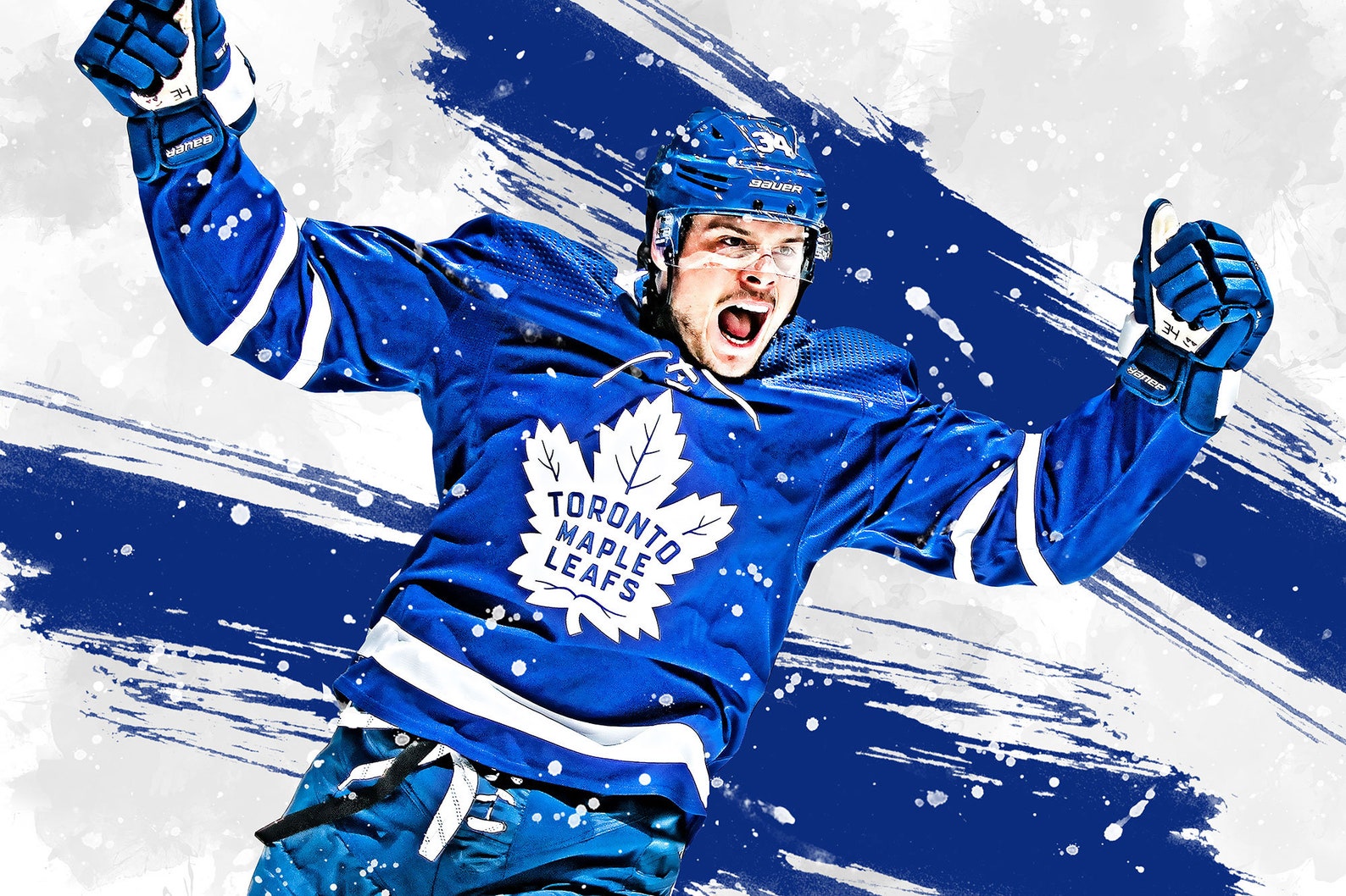 auston-matthews-toronto-maple-leafs-poster-print-sports-art-etsy