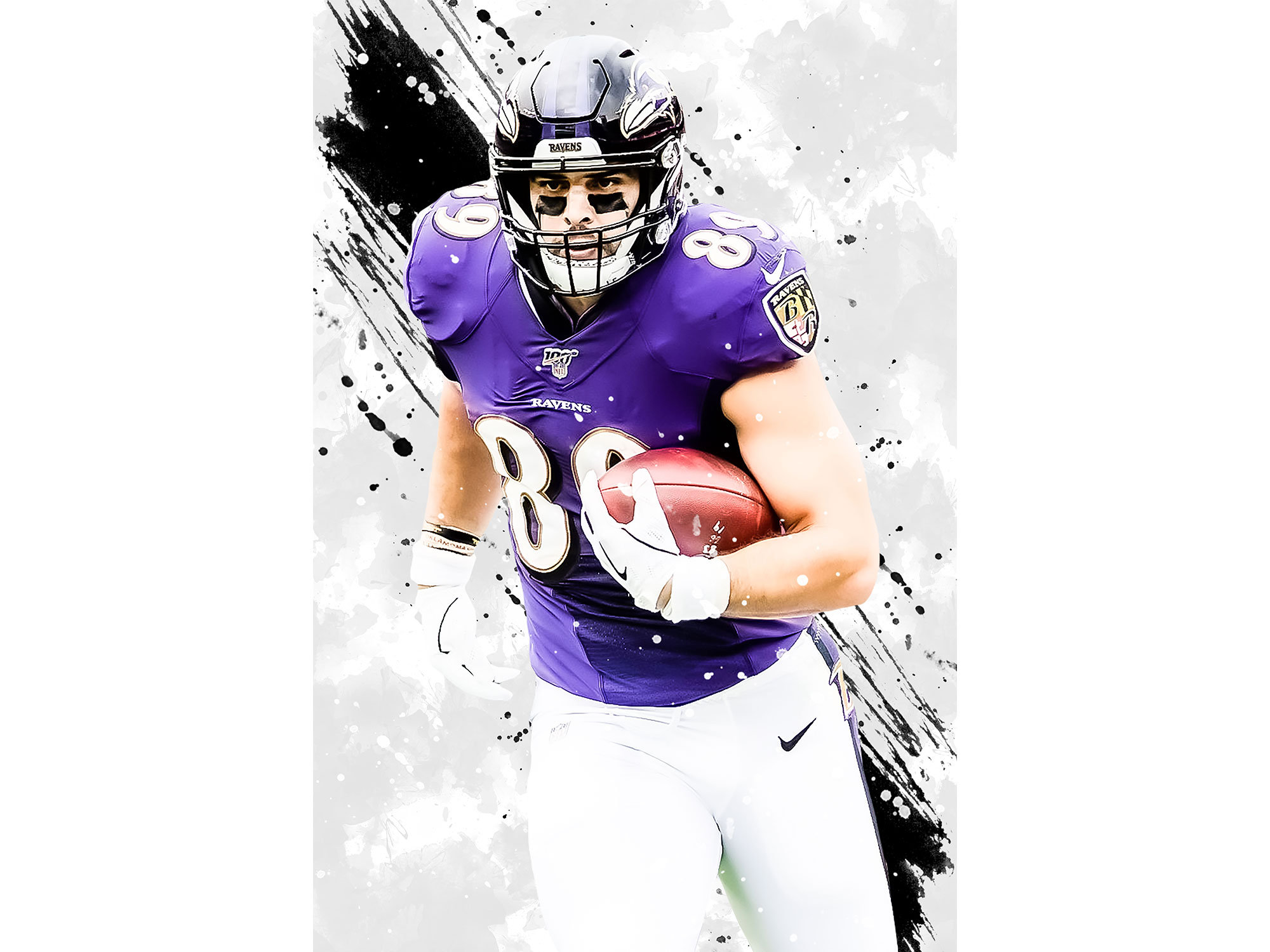 Mark Andrews Baltimore Ravens Poster Print Sports Art Etsy 日本