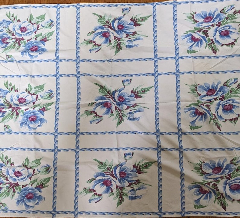 Vintage Tablecloths 1940's 50's Etsy